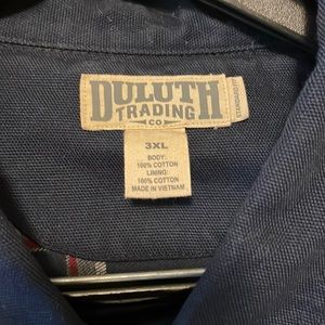 Duluth fire hose shirt jacket 3xl.